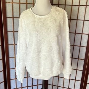 Unbranded Fluffy Snow Bunny Sweater.